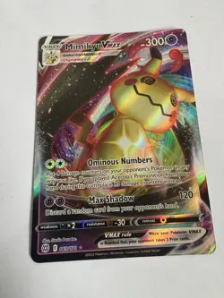 Mimikyu VMAX SWSH Brilliant Stars Pokemon Card 069/172 NM/M (Centering Issue) - Image 1