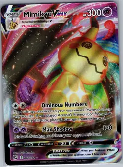 Mimikyu VMAX 069/172 SWSH09: Brilliant Stars - Pokemon Card - NM - Image 1