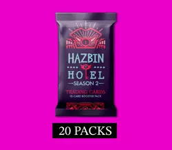 HAZBIN HOTEL Season 2 Trading Cards 1st Edition Booster Pack Lot Of 20 PRESALE - Image 1