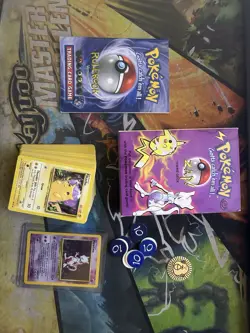 Pokemon Zap Theme Deck WOTC Vintage Base Set 1999 Complete Box Pikachu Mewtwo - Image 1