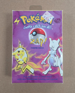 WOTC 1999 Pokemon Base Set Zap! Theme Deck Factory Sealed Vintage - Image 1