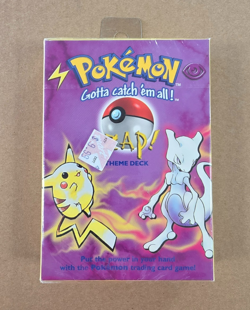 WOTC 1999 Pokemon Zap! Theme Deck Factory Sealed Vintage - Image 1