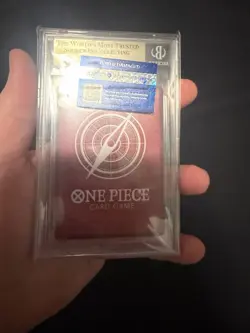 One Piece OP01-002 Trafalgar Law Alternate Art - BGS 10 - Alpha Pre Errata - Image 2