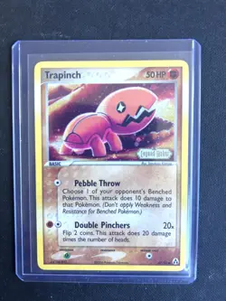 Pokemon TCG - Trapinch 67/92 EX Legend Maker Reverse Holo stamped - LP - Image 1