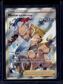 Rapid Strike Mustard 162/163 Pokemon TCG Battle Styles Ultra Rare Card (FRENCH) - Image 1
