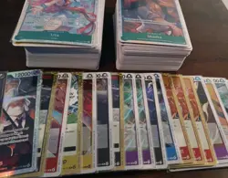 One Piece OP-13 LOT OF 191 Cards Inc. Sr,L,R,UC,C All NM/Packfresh - Image 4