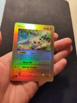 Pokemon card tcg Minun 7/97 ex Dragon Reverse Holo foil 2003 e-series wotc eng nm - Image 3