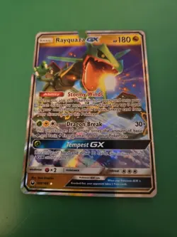 Pokemon Rayquaza GX 109/168 Holo Ultra Rare Card Celestial Storm - NM/Mint - Image 1