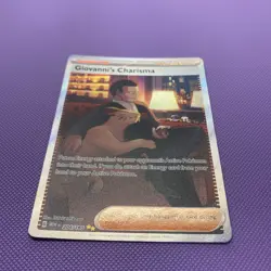 Pokemon Illustration Card Giovanni's Charisma 204/165 S&V 151 - NM - Image 2