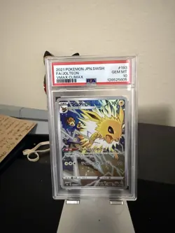 PSA 10 Jolteon CHR 193/184 Full Art Vmax Climax 2021 Japanese Pokemon Card - Image 1