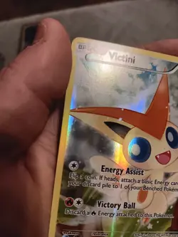 Victini XY117 XY Black Star Holo Promo Card "LP/MP" - Image 5