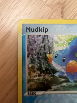 Pokemon Mudkip 018 Black Star Promo Holo Card LP - Image 2