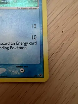 Pokemon Mudkip 018 Black Star Promo Holo Card LP - Image 5