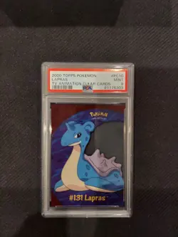 PSA 9 Lapras Clear Card Topps Pokemon - Image 1