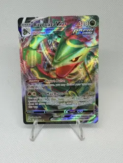 Pokemon TCG Rayquaza VMAX Crown Zenith Card 102/159 - Image 1