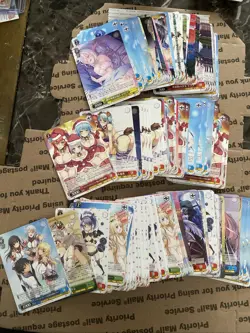 Weiss Schwarz Japanese Card Lot Storage Unit Find 300 Anime Waifu Adult Cards - Image 1