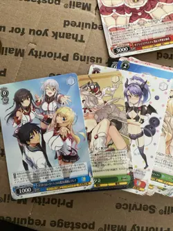 Weiss Schwarz Japanese Card Lot Storage Unit Find 300 Anime Waifu Adult Cards - Image 2