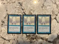 Mtg Gush x3 - Magic the Gathering Gush Mercadian Masques Played - Image 1