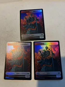 3 x mtg foil token Inkling // Spirit, 004/006, Strixhaven, unplayed - Image 2