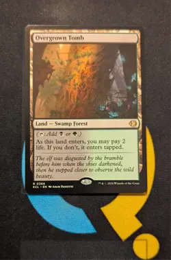 Overgrown Tomb Rare ECL 266 Lorwyn Eclipsed MTG - Image 1