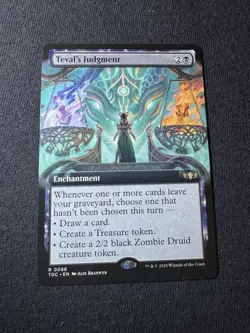 Teval's Judgment - Extended Art TDC NM MTG - Image 1