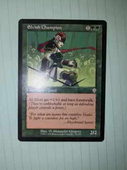 MTG Elvish Champion Invasion 186/350 Regular Rare - Image 1