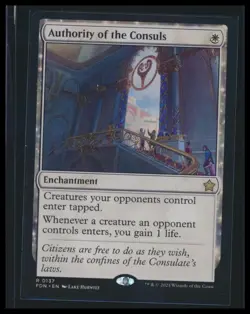 MTG-Authority of the Consuls- Foundations- Rare - Image 1