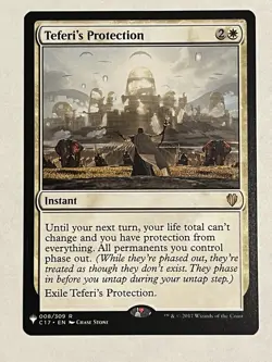 Teferi’s Protection NM The List MTG - Image 1