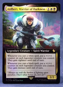 Ardbert, Warrior of Darkness (Extended Art FOIL) -MTG- Final Fantasy - NM - Image 1