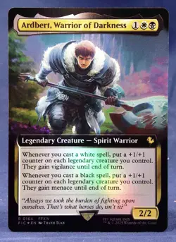 Ardbert, Warrior of Darkness (Extended Art FOIL) -MTG- Final Fantasy - NM - Image 2