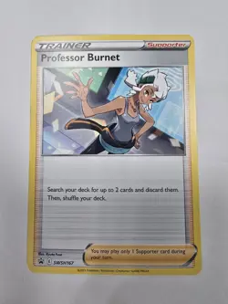 Professor Burnet SWSH167 SWSH: Sword & Shield Promo Cards Regular Pokemon TCG - Image 1