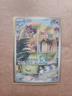 Pokemon Tcg - Litten Temporal Forces 167/162 Holo Illustration Rare 2024 - Image 1