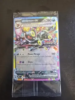 Umbreon Ex Stamped 060/131 Prismatic Evolutions Suprise Box Promo Pokemon SEALED - Image 1