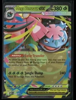 Pokemon - Mega Venusaur Ex 013 Black Star Promo Mega Evolution NM - Image 1