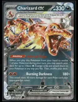Pokemon - Charizard ex 125/197 Double Rare Holo Obsidian Flames NM - Image 1