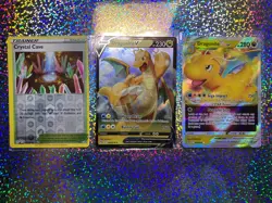 Pokemon TCG GO: Full Art 050/078 Dragonite VSTAR; 049/078 Dragonite V - Image 1