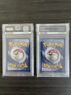 1999 Pokemon 1st Edition Duo: Persian Jungle #42 PSA 10 & Vulpix Base Set PSA 9 - Image 2