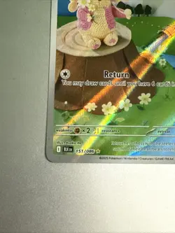 Pokemon TCG Audino 2025 Holo Black Bolt Illustration Rare Card 151/086 Sv: Black - Image 2