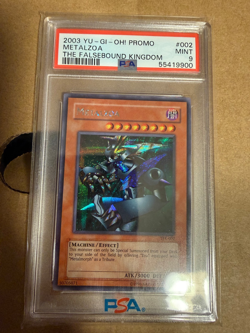 Yugioh Card Metalzoa TFK-002 The Falsebound Kingdom Promo 2003 PSA 9 MINT - Image 1