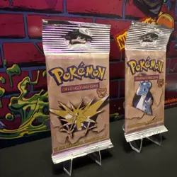 Lot Of 2x Wizards of The Coast Pokemon Fossil Booster Pack Long Crimp 742818061599 - Image 2