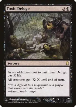 1x NM Toxic Deluge - Commander 2013 [MTG] Original Set - Image 1
