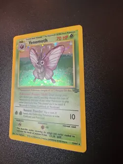 Venomoth 13/64 Unlimited Jungle Holo Pokemon Card NM - Image 2