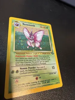 Venomoth 13/64 Unlimited Jungle Holo Pokemon Card NM - Image 3