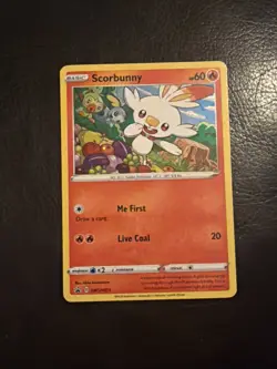 Pokemon - Scorbunny Holo - SWSH071 - Black Star Promo Card - Image 1