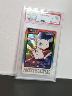 1997 Pocket Monsters Carddass 151 Mew-Foil PSA - Image 4