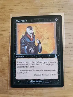 Encroach - Urza's Destiny - MTG Magic - Uncommon - Black Sorcery - Image 1