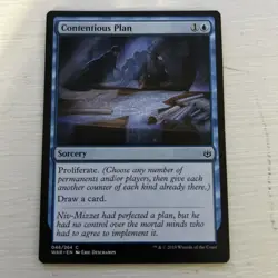 MTG Magic the Gathering Contentious Plan (46/330) War of the Spark MP - Image 1