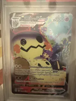 2022 POKEMON SWORD & SHIELD BRILLIANT STARS #TG17 FULL ART/MIMIKYU VMAX PSA 10 - Image 2