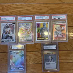 Pokemon And Sports Graded Card Lot Of 6, PSA, Beckett, CGC, No Reserve - Image 1