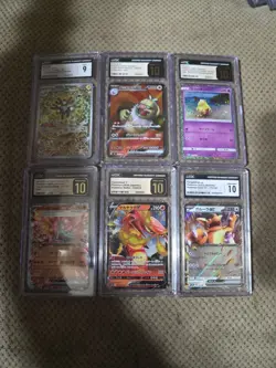 Pokemon Cards Charizard Graded Lot Of 6 - CGC PSA Slabs - Image 1